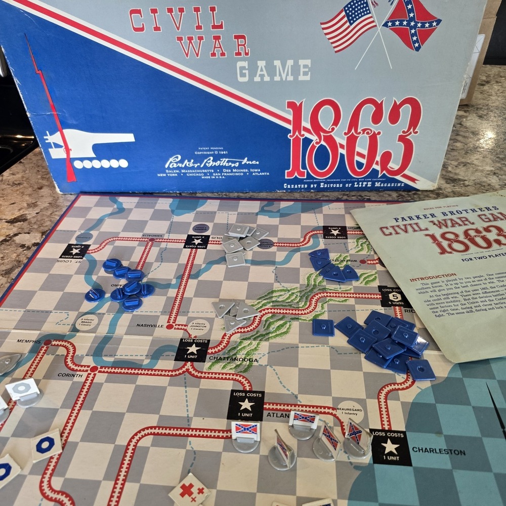 PARKER BROTHERS CIVIL WAR Board‎ Game